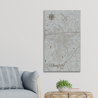 Mansfield, Ohio Street Map