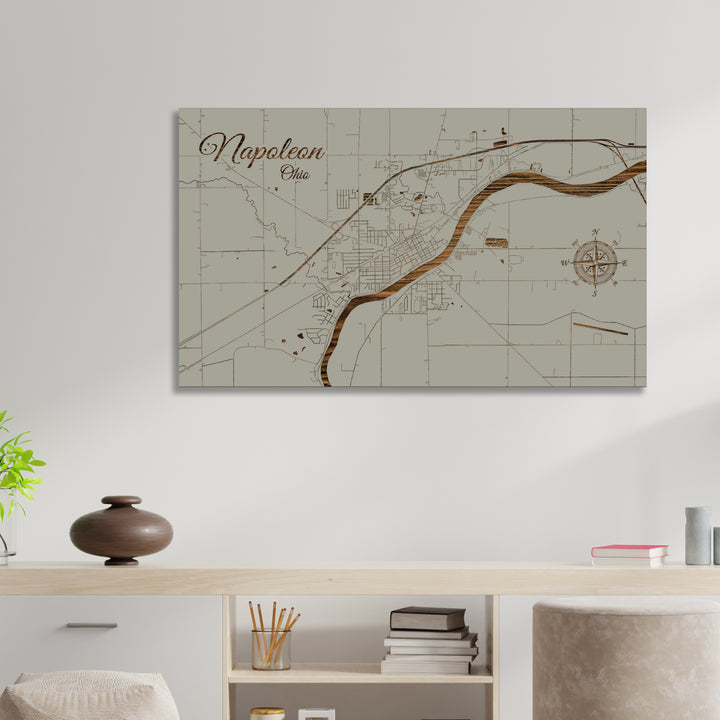 Napoleon, Ohio Street Map