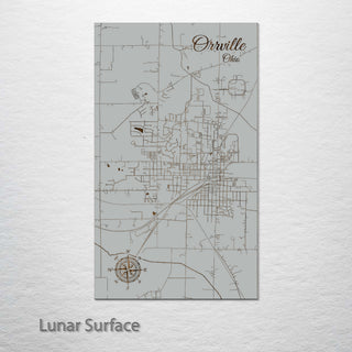 Orrville, Ohio Street Map