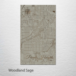Parma Heights, Ohio Street Map
