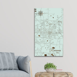 Ravenna, Ohio Street Map