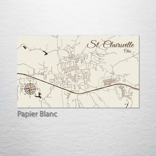 St. Clairsville, Ohio Street Map