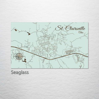 St. Clairsville, Ohio Street Map