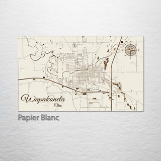 Wapakoneta, Ohio Street Map