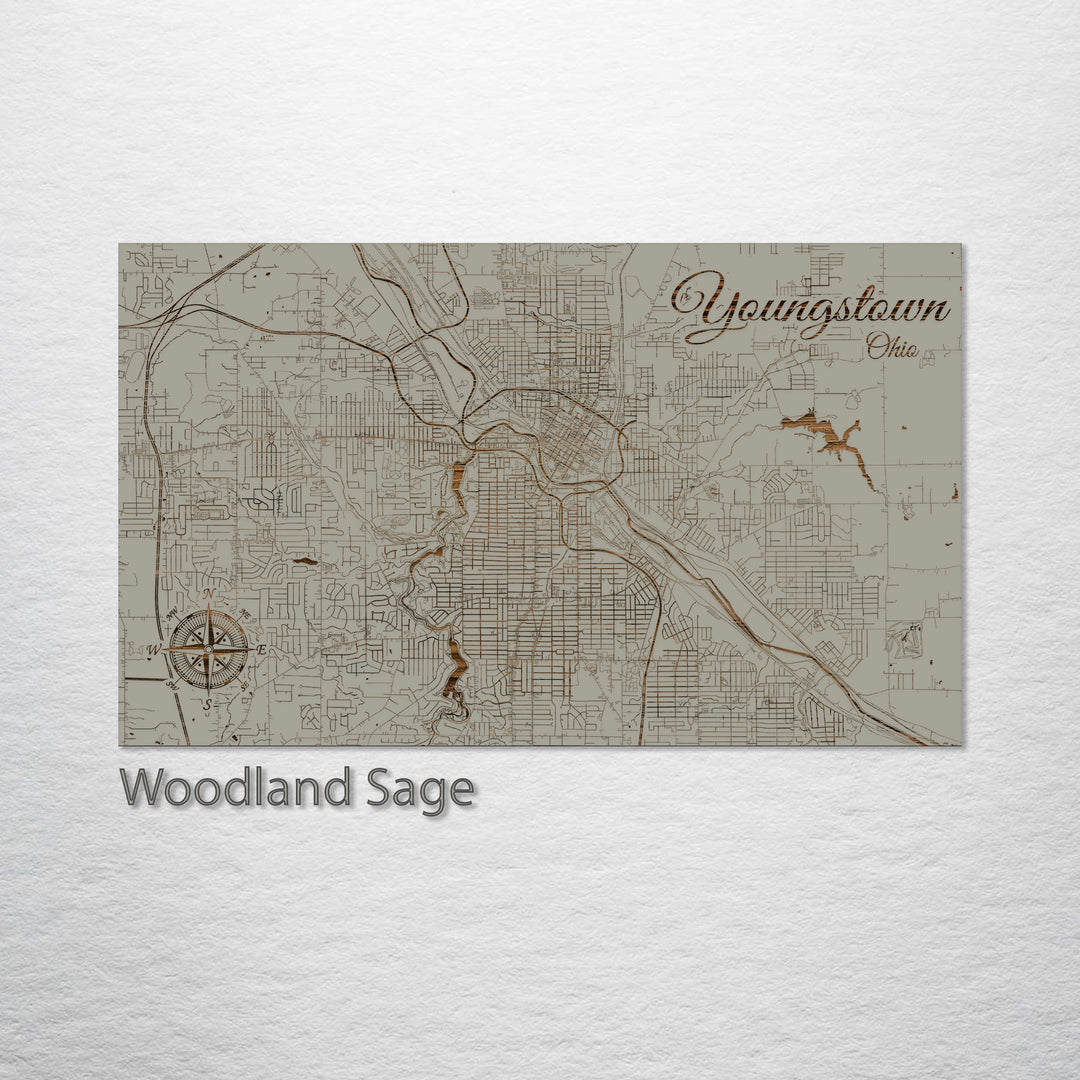 Youngstown, Ohio Street Map