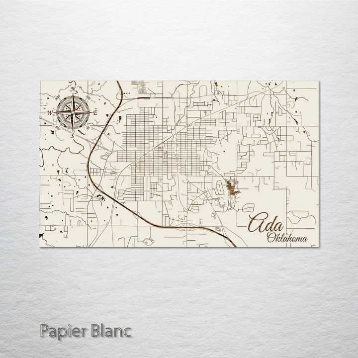 Ada, Oklahoma Street Map