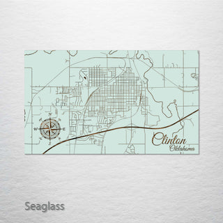Clinton, Oklahoma Street Map