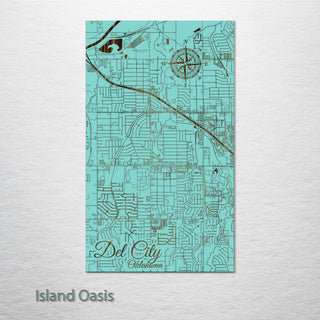 Del City, Oklahoma Street Map