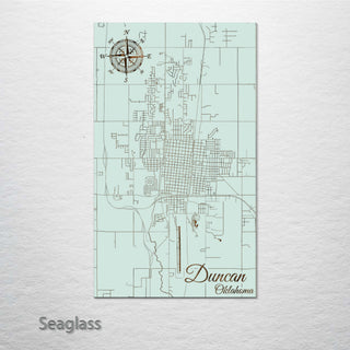 Duncan, Oklahoma Street Map