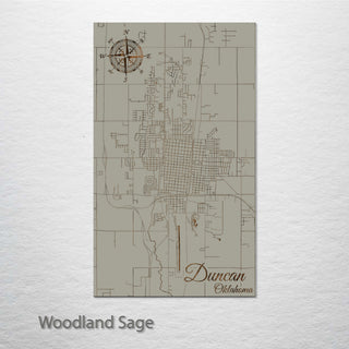 Duncan, Oklahoma Street Map