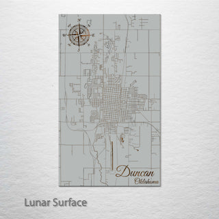 Duncan, Oklahoma Street Map