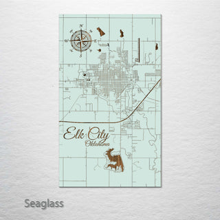 Elk City, Oklahoma Street Map