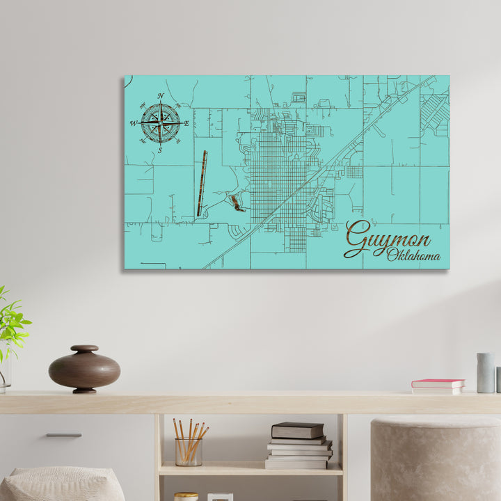 Guymon, Oklahoma Street Map