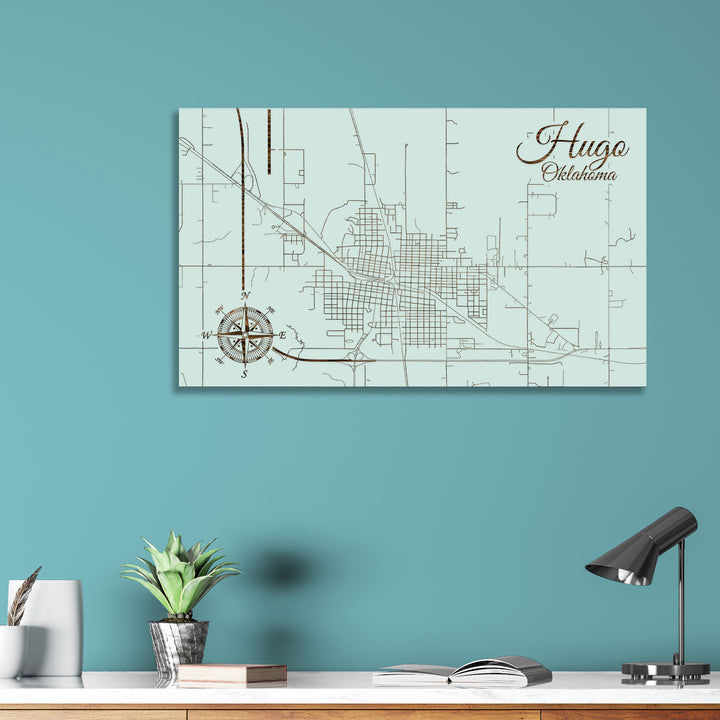 Hugo, Oklahoma Street Map