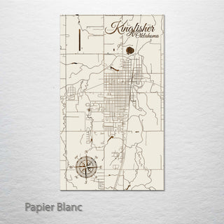 Kingfisher, Oklahoma Street Map