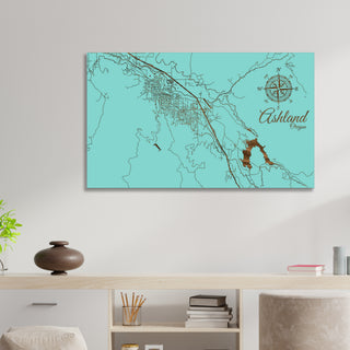 Ashland, Oregon Street Map