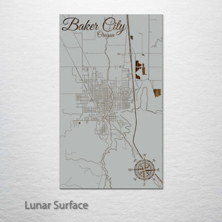 Baker City, Oregon Street Map