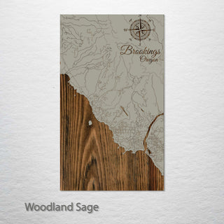 Brookings, Oregon Street Map
