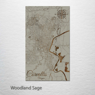 Corvallis, Oregon Street Map