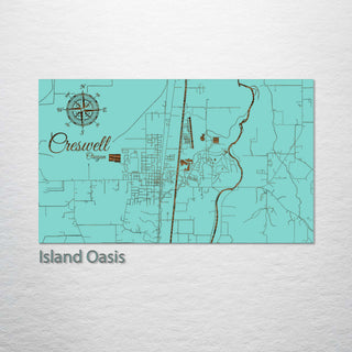 Creswell, Oregon Street Map