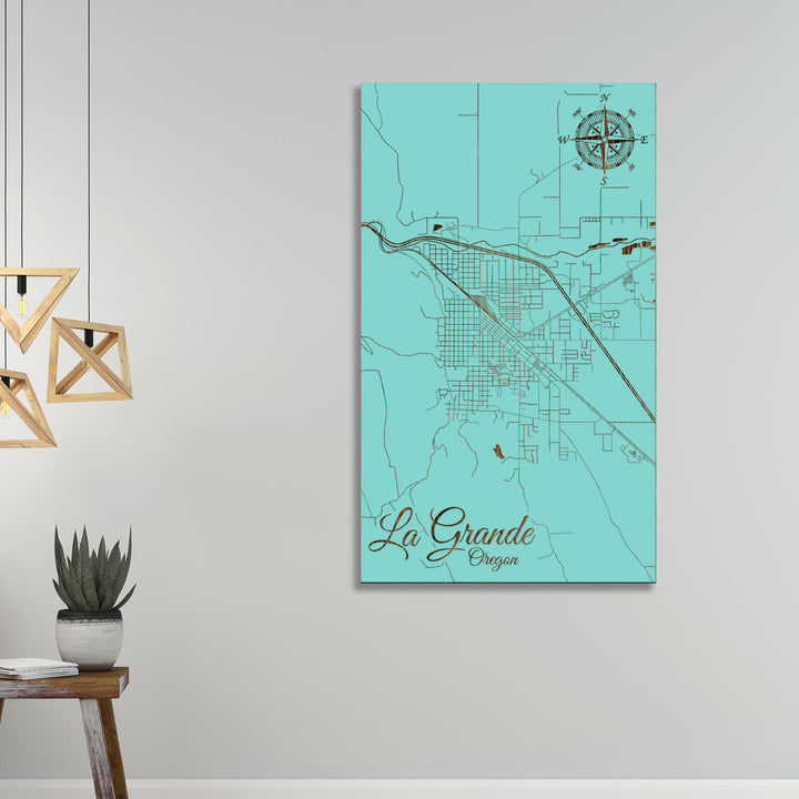 La Grande, Oregon Street Map