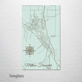 Milton-Freewater, Oregon Street Map