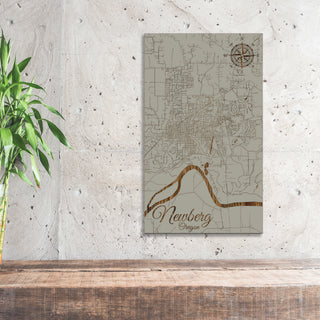 Newberg, Oregon Street Map