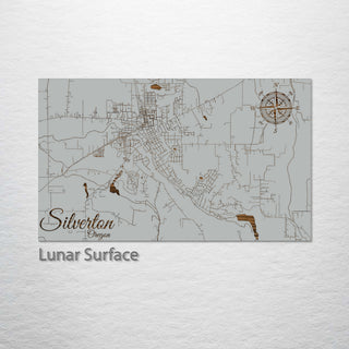 Silverton, Oregon Street Map