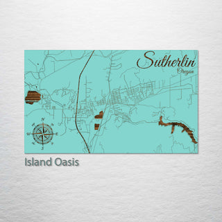 Sutherlin, Oregon Street Map