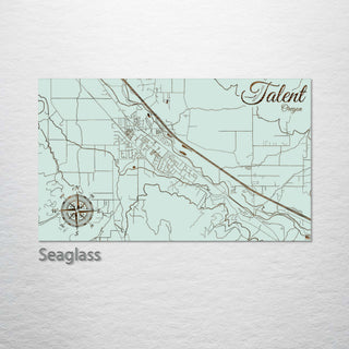 Talent, Oregon Street Map