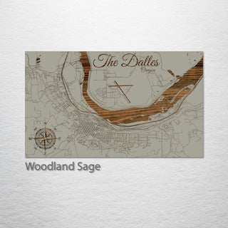The Dalles, Oregon Street Map