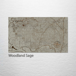 Tigard, Oregon Street Map
