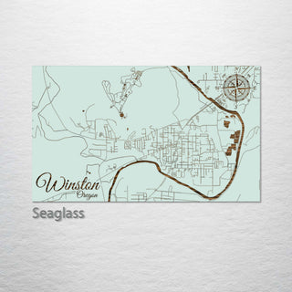Winston, Oregon Street Map