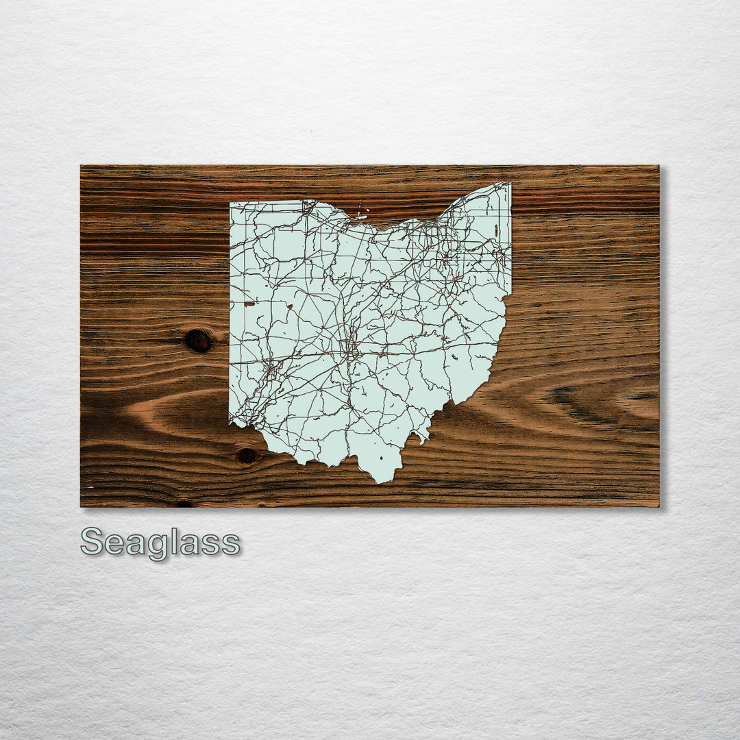 Ohio Isolated Map - Fire & Pine