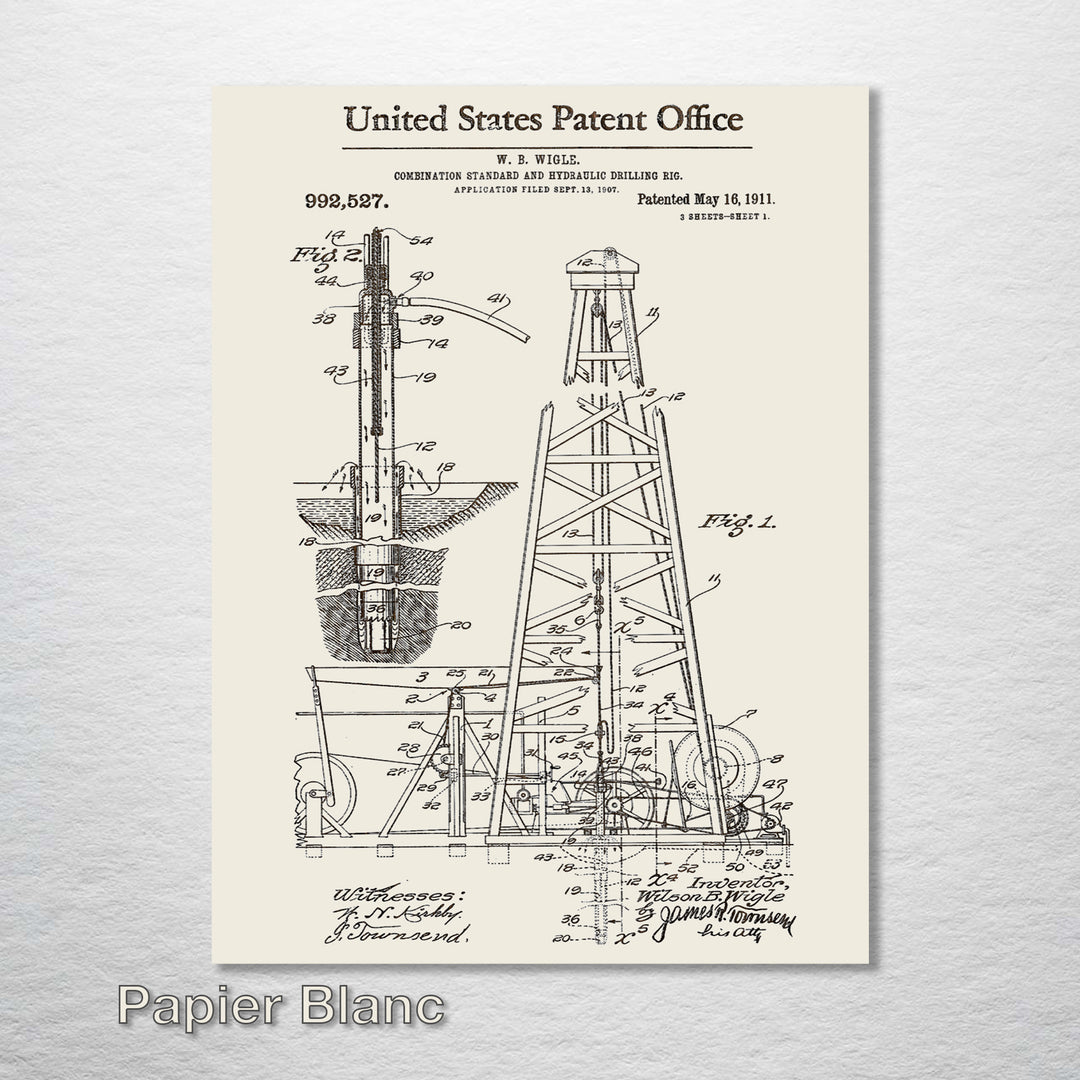 Oil Rig - Fire & Pine