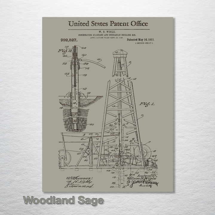 Oil Rig - Fire & Pine