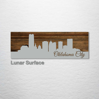 Oklahoma City, Oklahoma Skyline - Fire & Pine