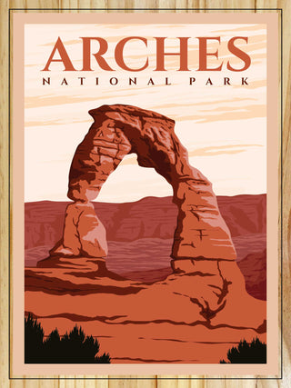 Arches National Park Travel Poster