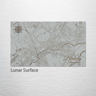 Blakely, Pennsylvania Street Map