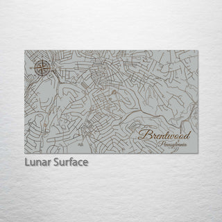 Brentwood, Pennsylvania Street Map