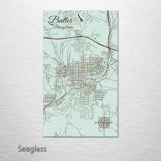 Butler, Pennsylvania Street Map