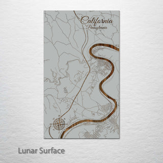 California, Pennsylvania Street Map