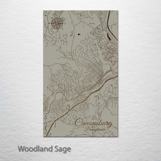 Canonsburg, Pennsylvania Street Map