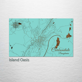 Carbondale, Pennsylvania Street Map