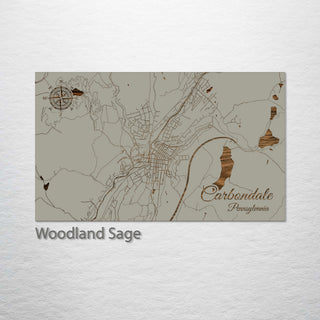 Carbondale, Pennsylvania Street Map