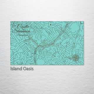 Castle Shannon, Pennsylvania Street Map