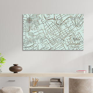 Clifton Heights, Pennsylvania Street Map