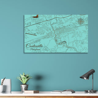 Coatesville, Pennsylvania Street Map