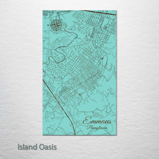 Emmaus, Pennsylvania Street Map