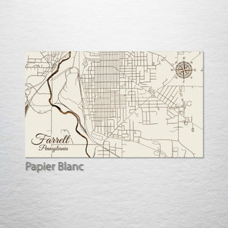 Farrell, Pennsylvania Street Map
